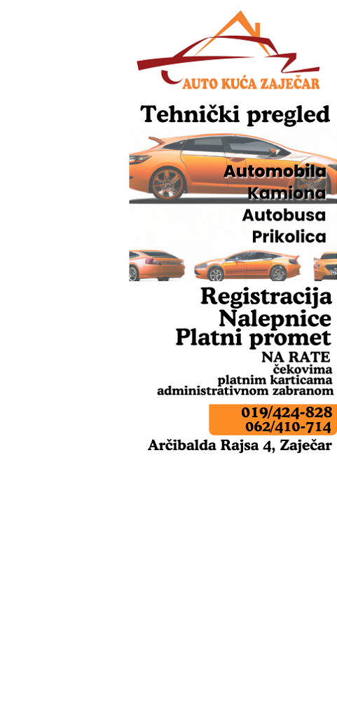 AUTO KUĆA ZAJEČAR